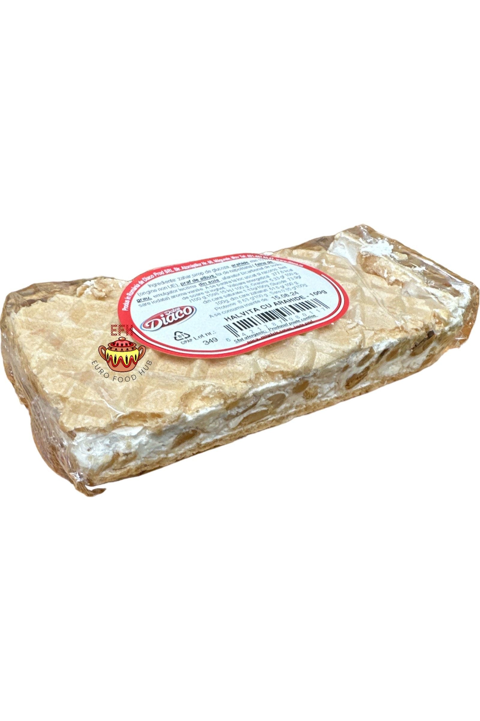 Dolce Diaco - Soft Halva Bar with Peanuts - Halvita Cu Arahide - 100g