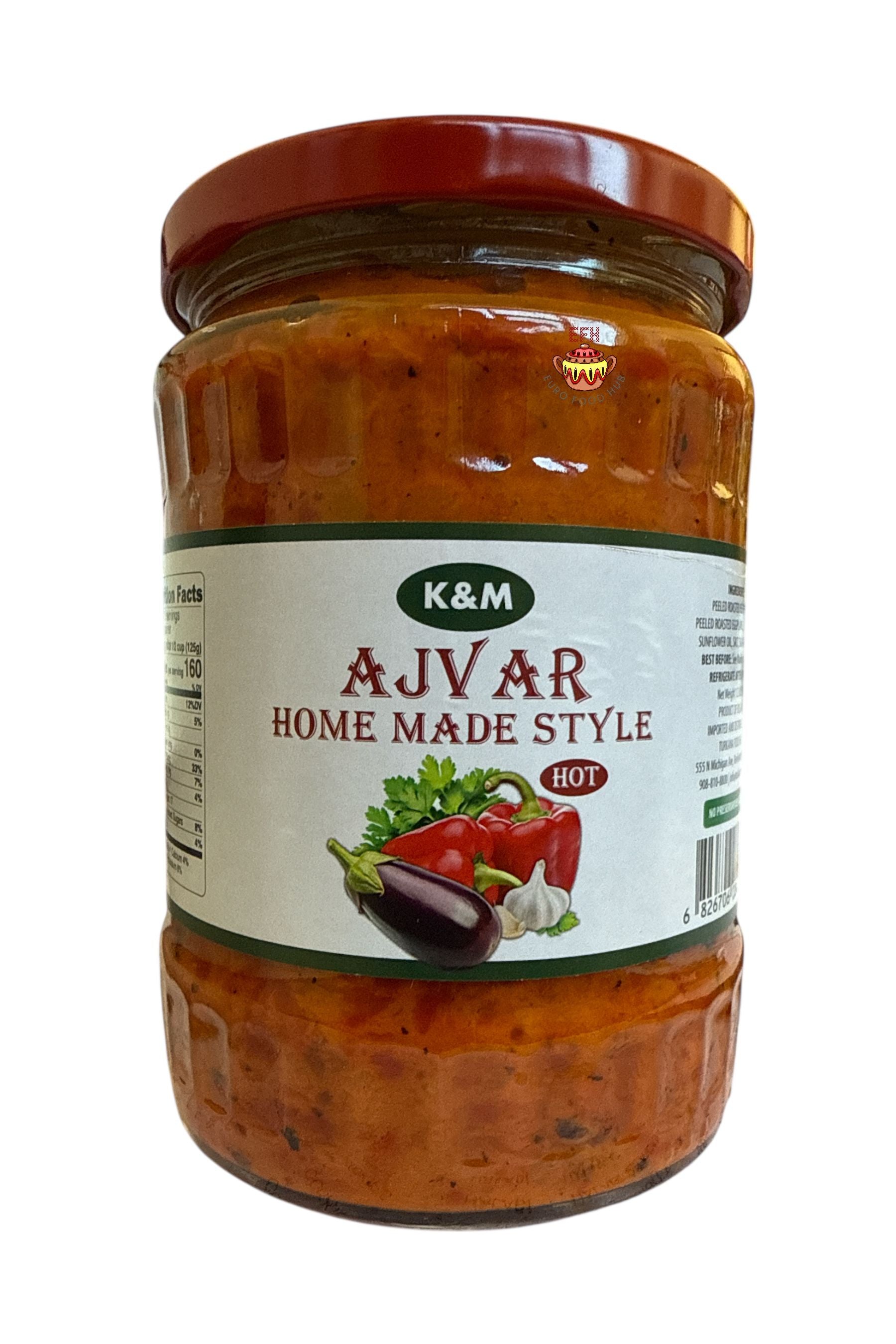 K&M Home Made Style AJVAR - HOT - 550g