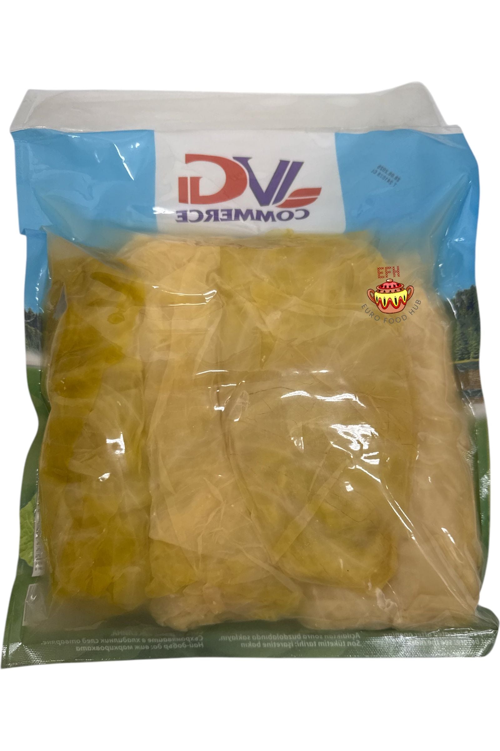 V&G - Bulgarian Sour Cabbage LEAVES - Pickled Cabbage - Sauerkraut - 3.3 lbs