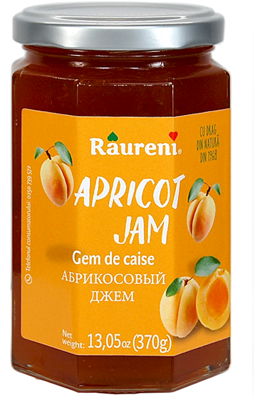 NEW! APRICOT JAM Raureni - 370g