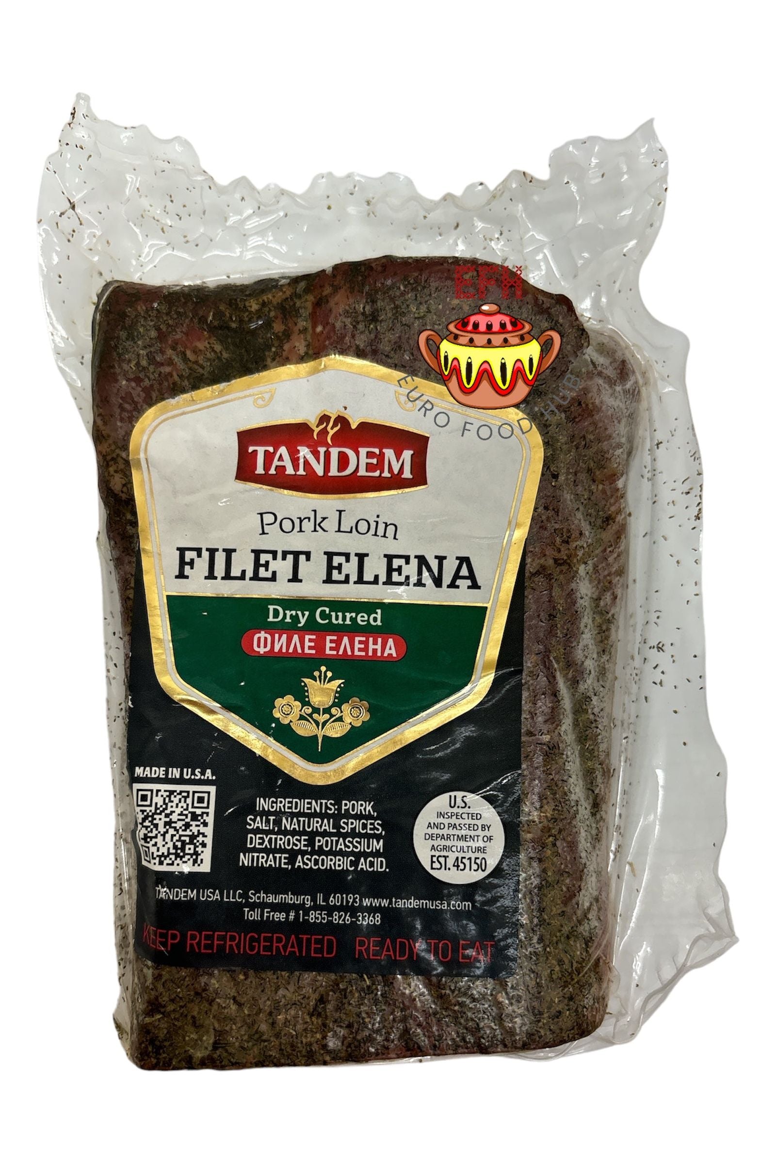 Bulgarian Traditional Dry Cured Pork Filet - ELENA - Tandem