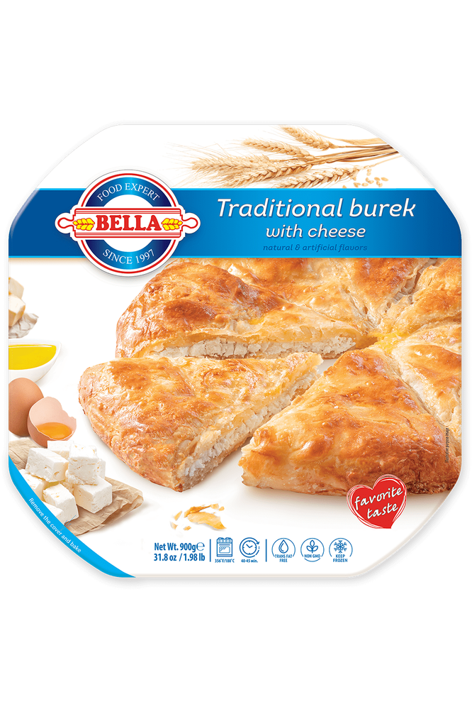 BELLA Traditional BUREK Pie with CHEESE - 900g