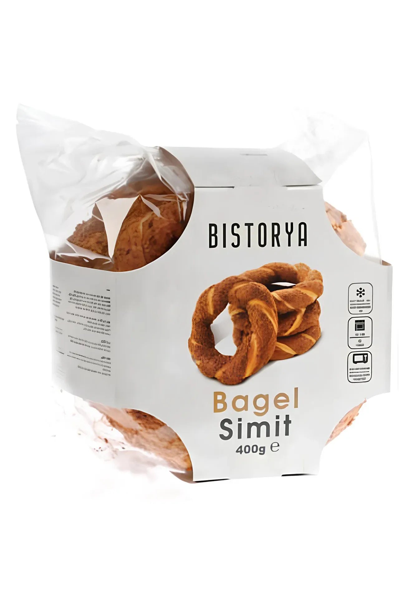 Bistorya - BAGEL SIMIT with Sesame - VEGAN - 4pcs