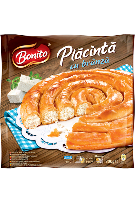 BONITO - Traditional Spiral Phyllo Pie with CHEESE - 800g