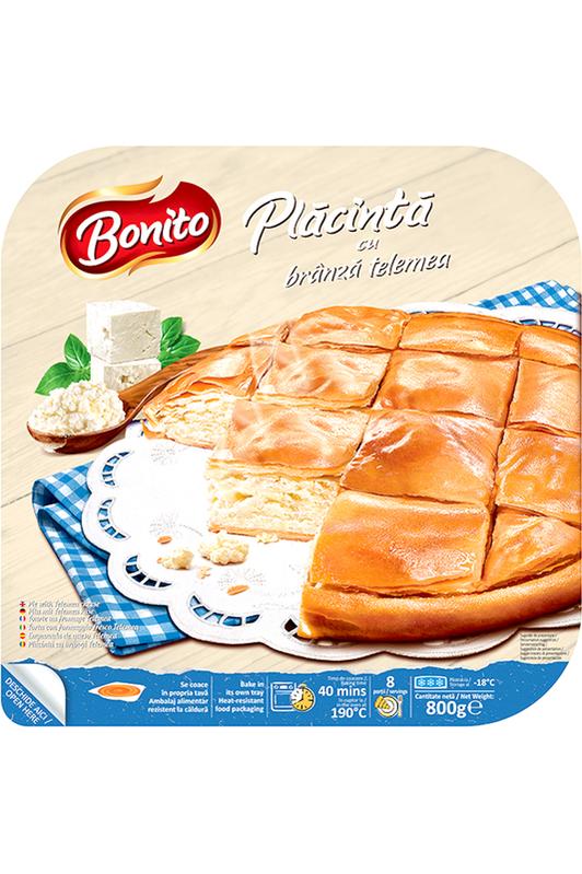 NEW! Bonito Traditional Phyllo Pie with TELEMEA Cheese - 800g