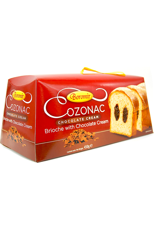 Boromir COZONAC Sweet Bread with Chocolate Cream - RED BOX