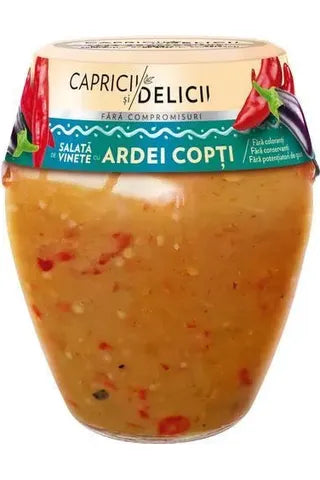 Capricii Si Delicii - Eggplant SALAD with Roasted Peppers - 550g