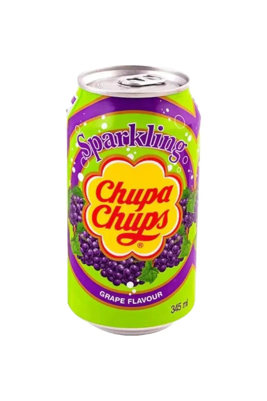 Chupa Chups GRAPE Sparking Drink 0.345L Can