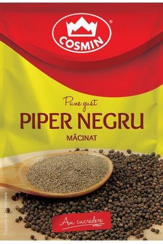 Piper Negru Maciant - GROUND BLACK PEPPER - Cosmin 17g