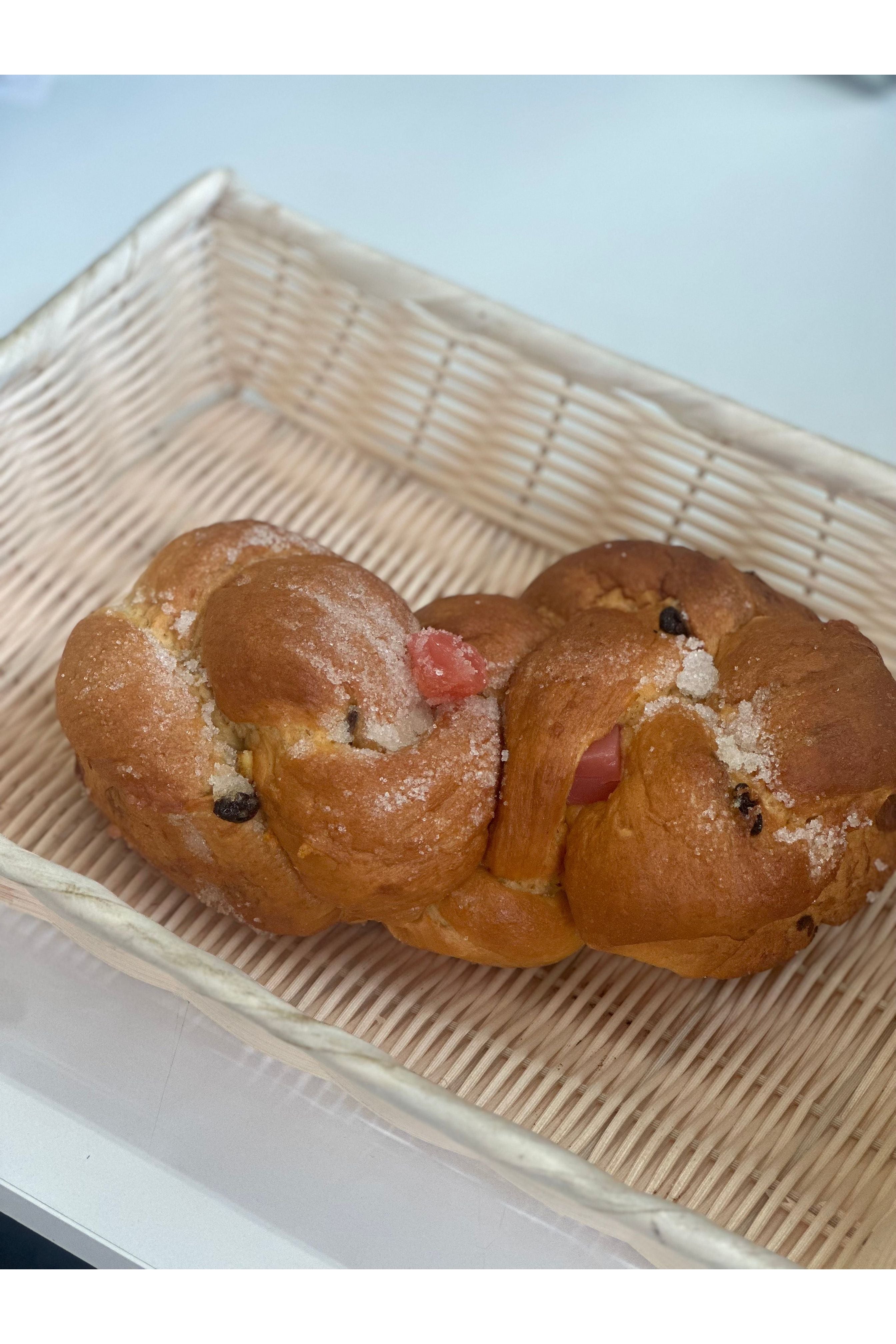 Homemade Bulgarian Easter Bread KOZUNAK - with Raisins and Turkish Delight 600g