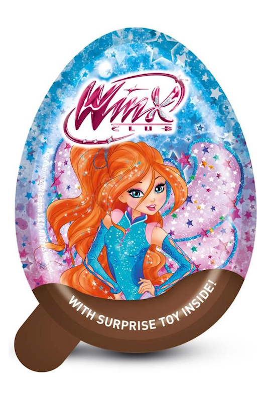 Chocolate Egg With Surprise Toy Inside - "WINX CLUB"