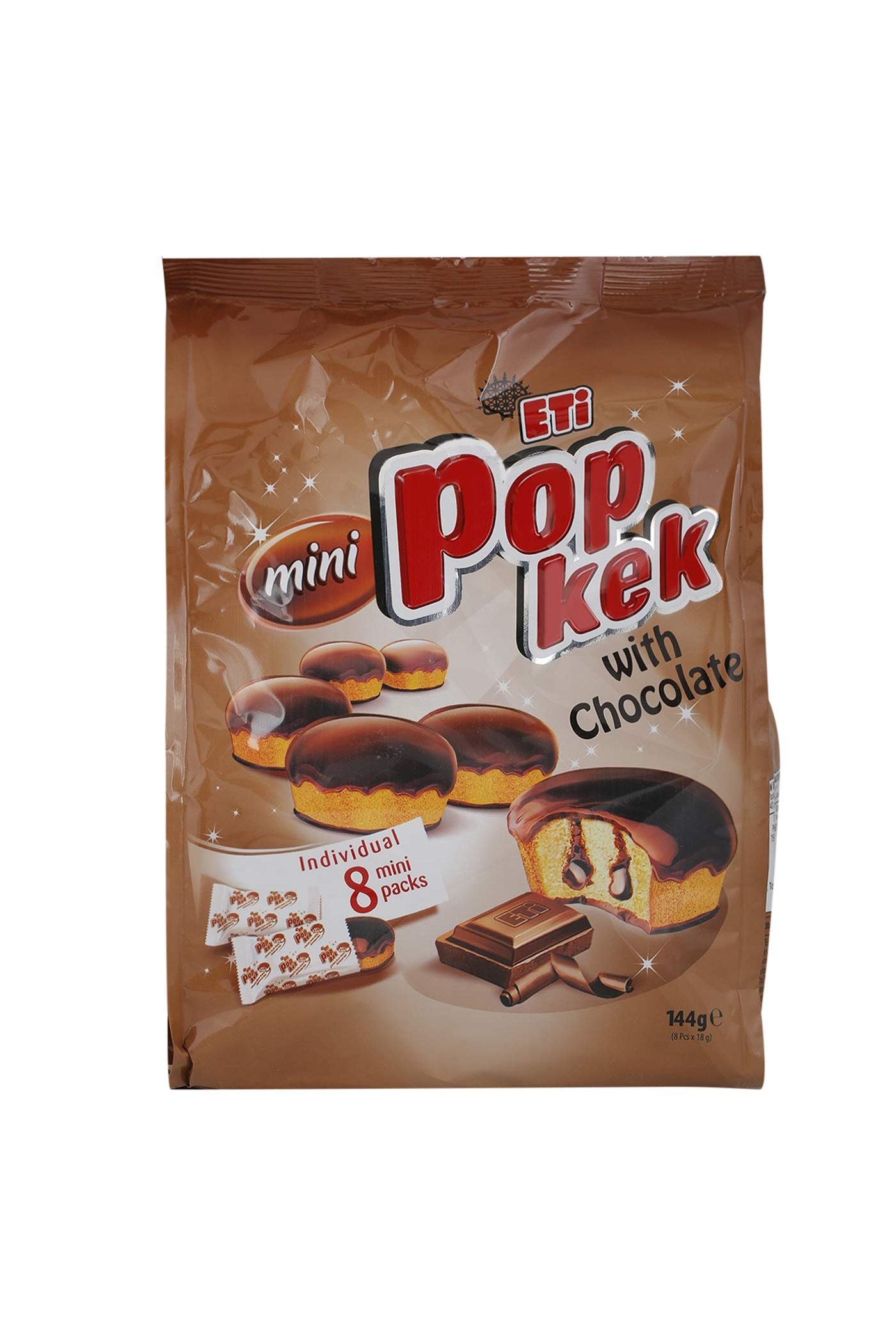 ETi - mini POP KEK - with Chocolate - 8 pack