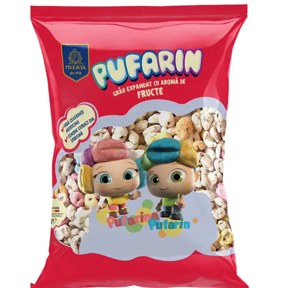 Feleacul - PUFARIN - Fruit-Flavored Puffs - 150g