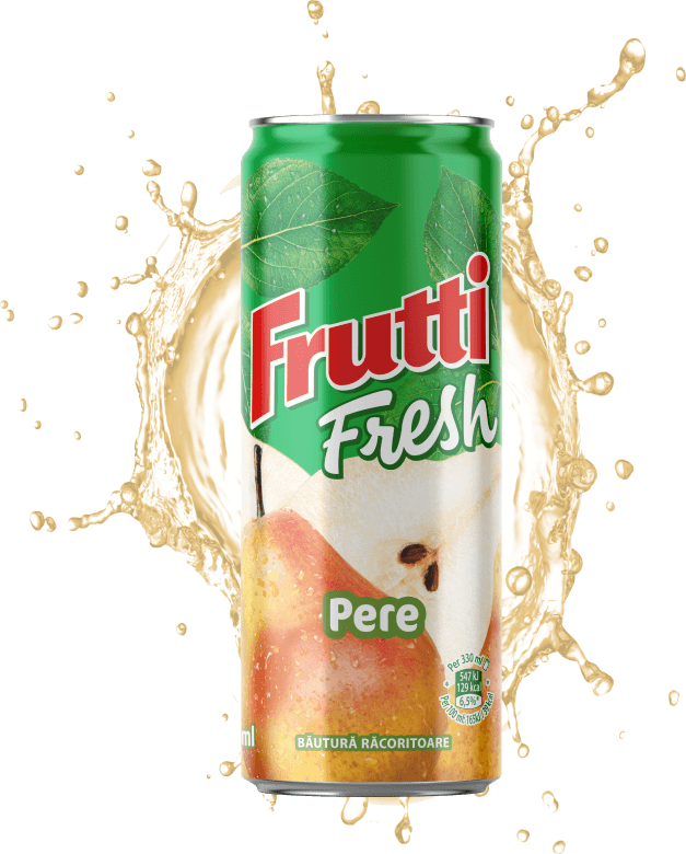 Frutti Fresh - European Soda Drinks - PEAR - 330ml Can