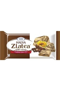 Bulgarian Sunflower HALVA - ZLATEA - with Cocoa - 180g