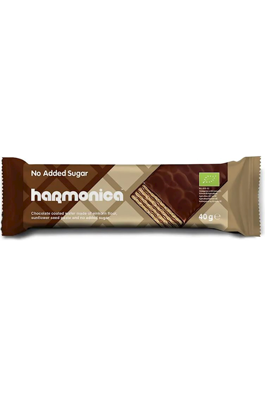 Organic NO SUGAR ADDED Wafer HARMONICA - Chocolate Coated