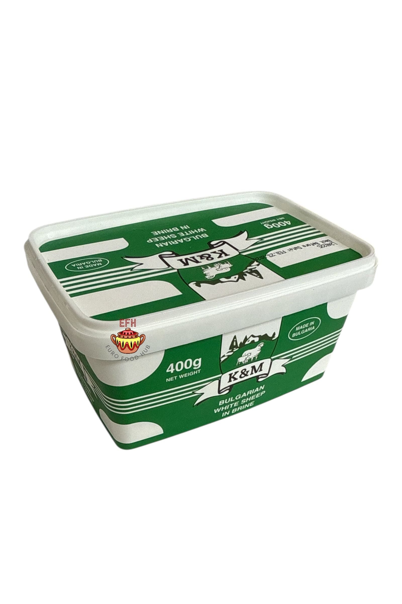 K&M BULGARIAN White SHEEP CHEESE in BRINE - 400g