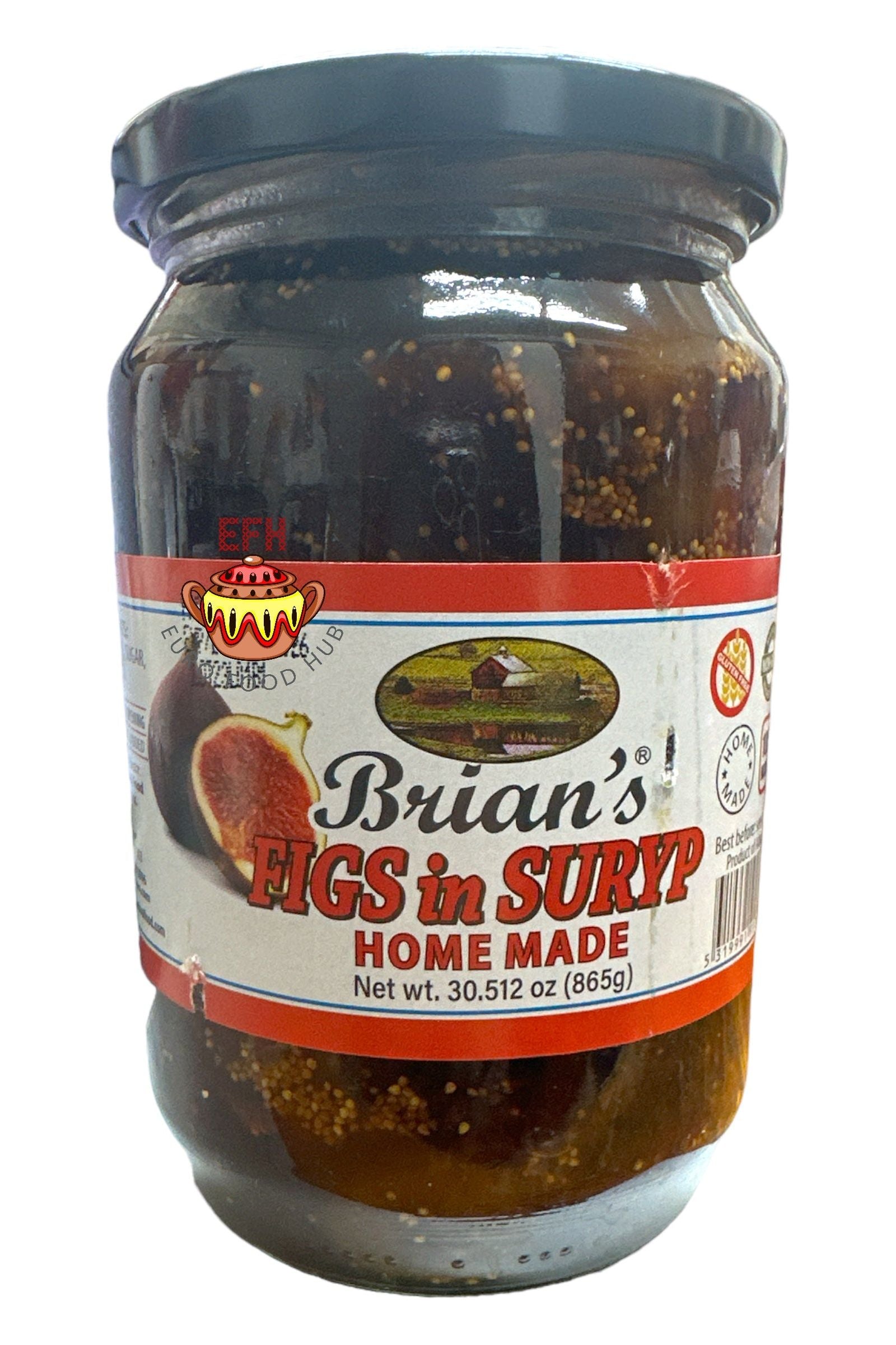 Brian's European Natural Products - FIGS in Syrup - 865g