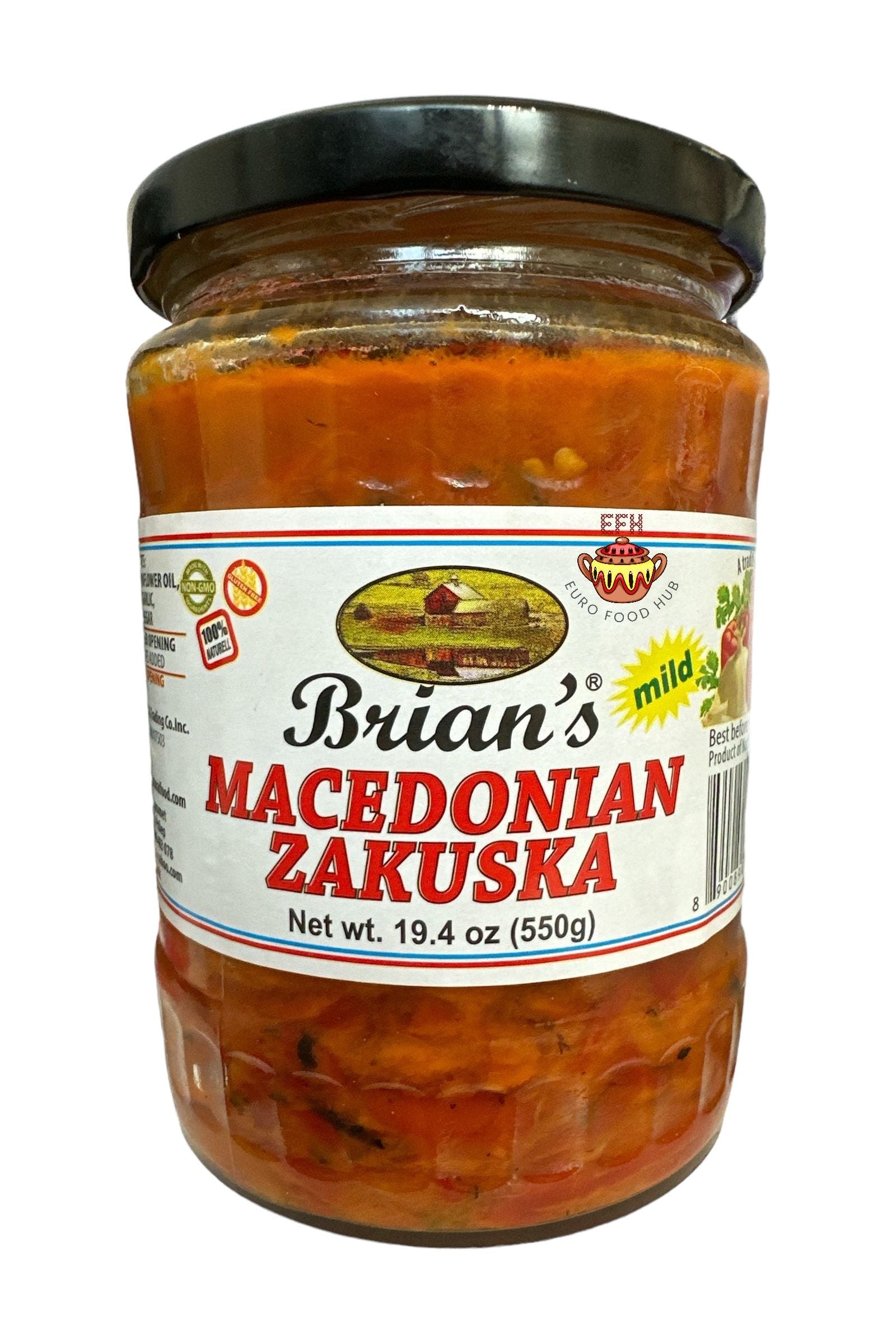 Brian's MACEDONIAN ZAKUSKA - Mild - 550g