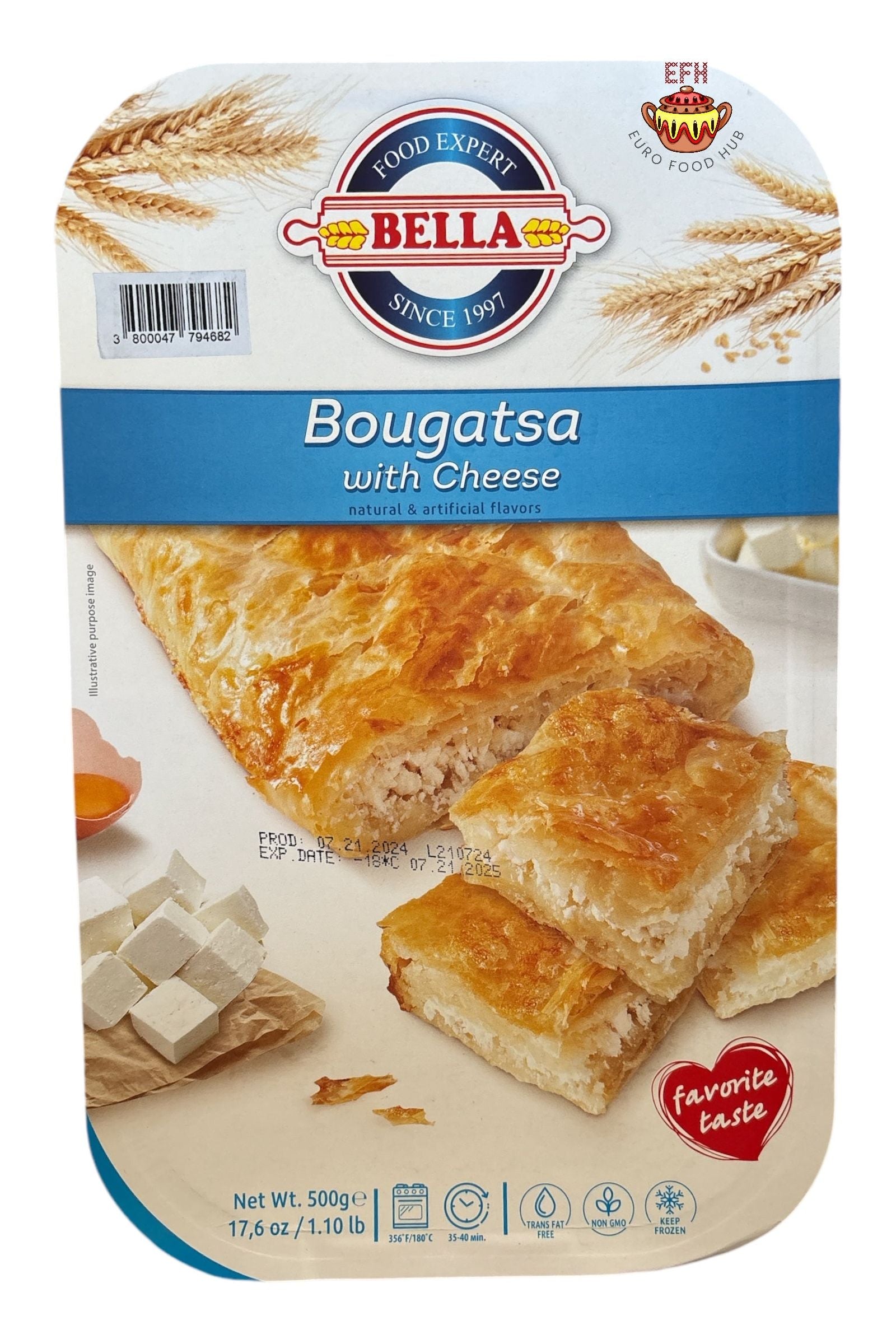 BELLA - Banitsa Bougatsa with CHEESE - 500g