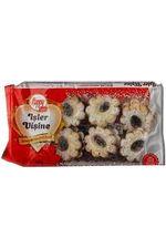 NEW! HAPPY Romanian ISLER Cookies with SOUR CHERRY JAM - Isler Visine - 300g