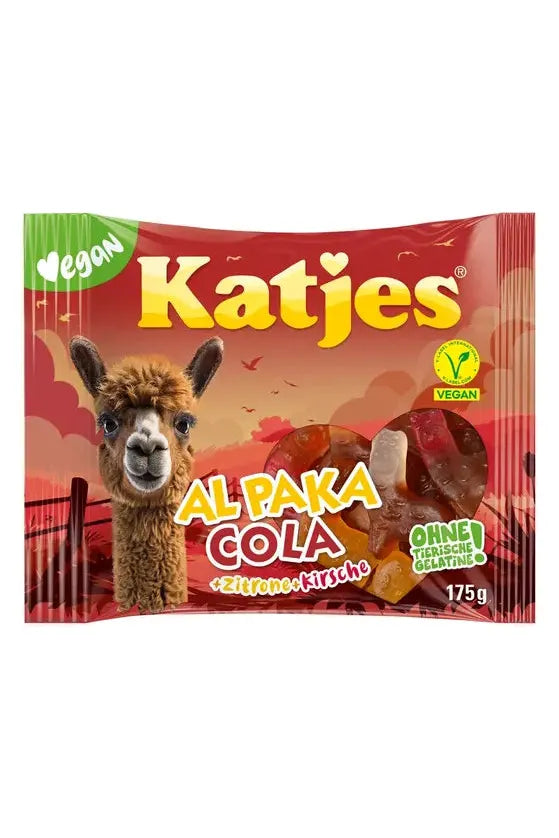 Katjes ALPAKA COLA - 100% Vegan Gummies - 175g