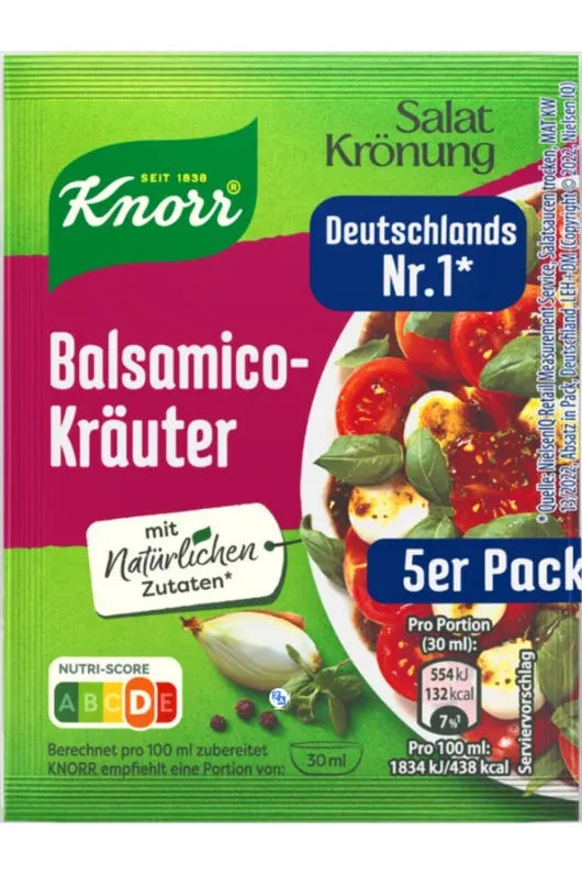 Knorr - Salad Dressing - Balsamico -Krauter - BALSAMIC HERB - 5 PACK