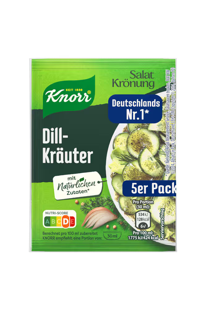 Knorr - Salad Dressing - Dill-Krauter - DILL HERB - 5 PACK