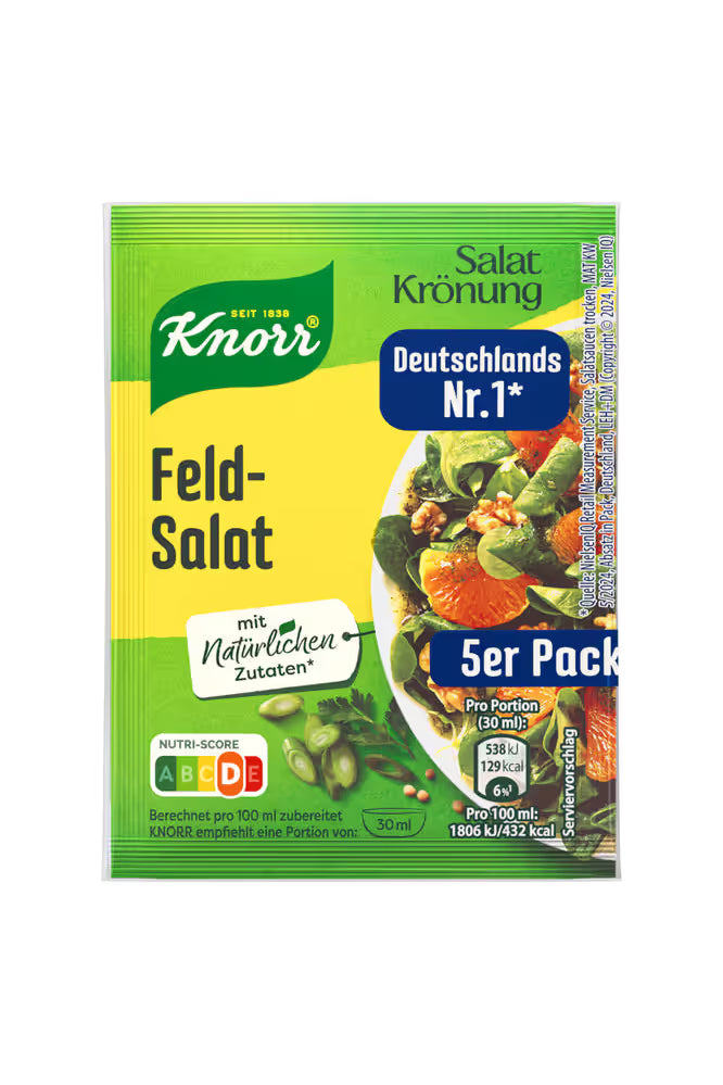 Knorr - Salad Dressing - FELD-SALAT - FIELD SALAD - 5 PACK