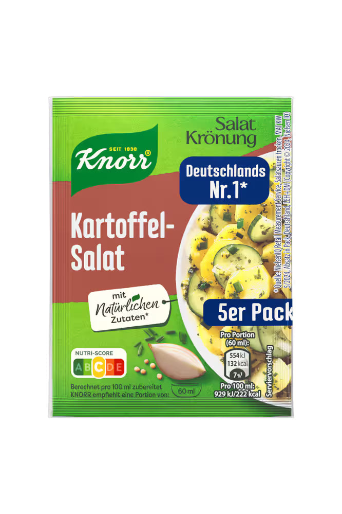 Knorr - Salad Dressing - Salatkrönung Kartoffel-Salat - POTATO SALAD - 5 PACK