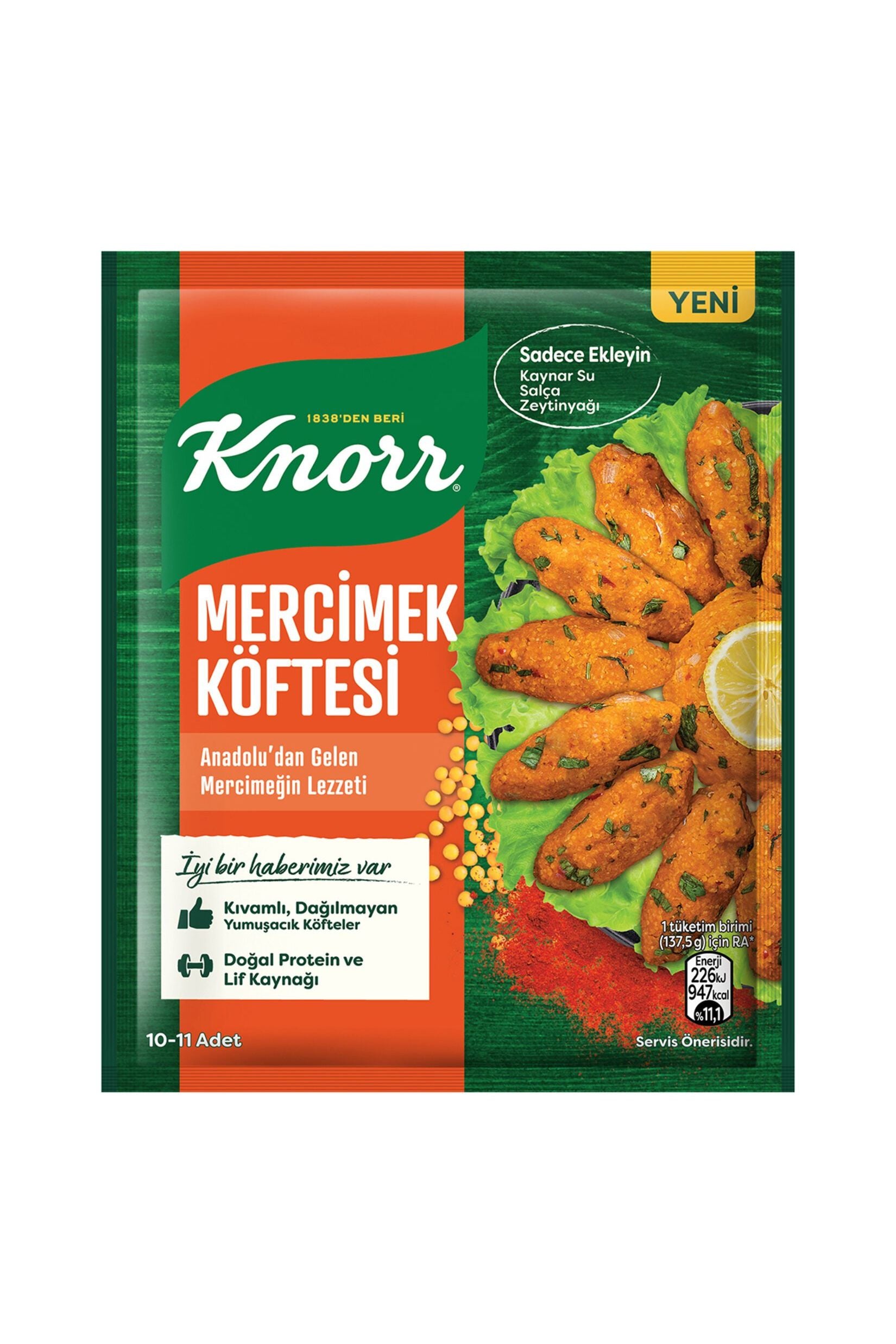 Knorr - Lentil Meatballs Mix - Mercimek Koftesi - 100g