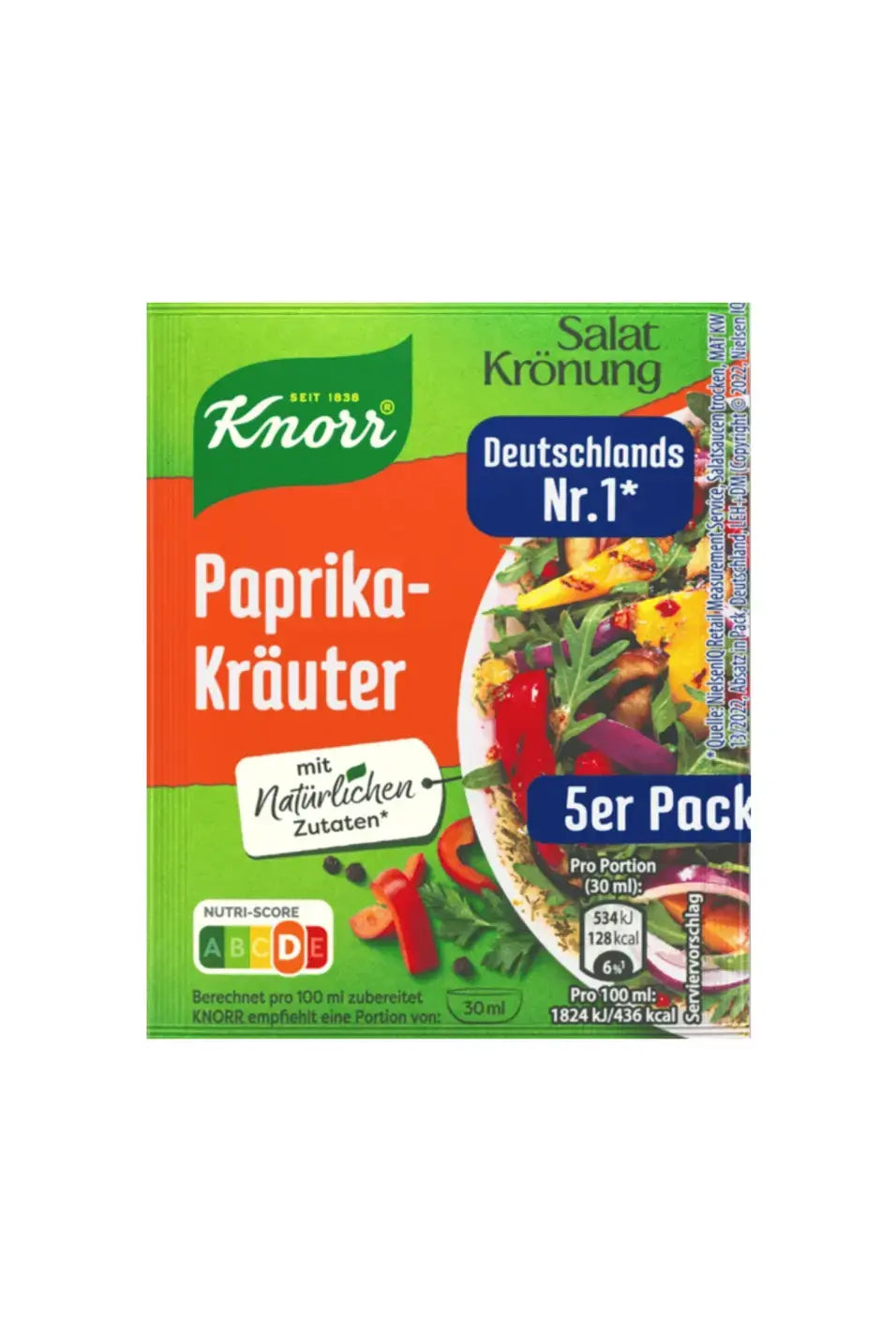 Knorr - Salad Dressing - PAPRIKA KRAUTER - PAPRIKA & HERBS - 5 PACK