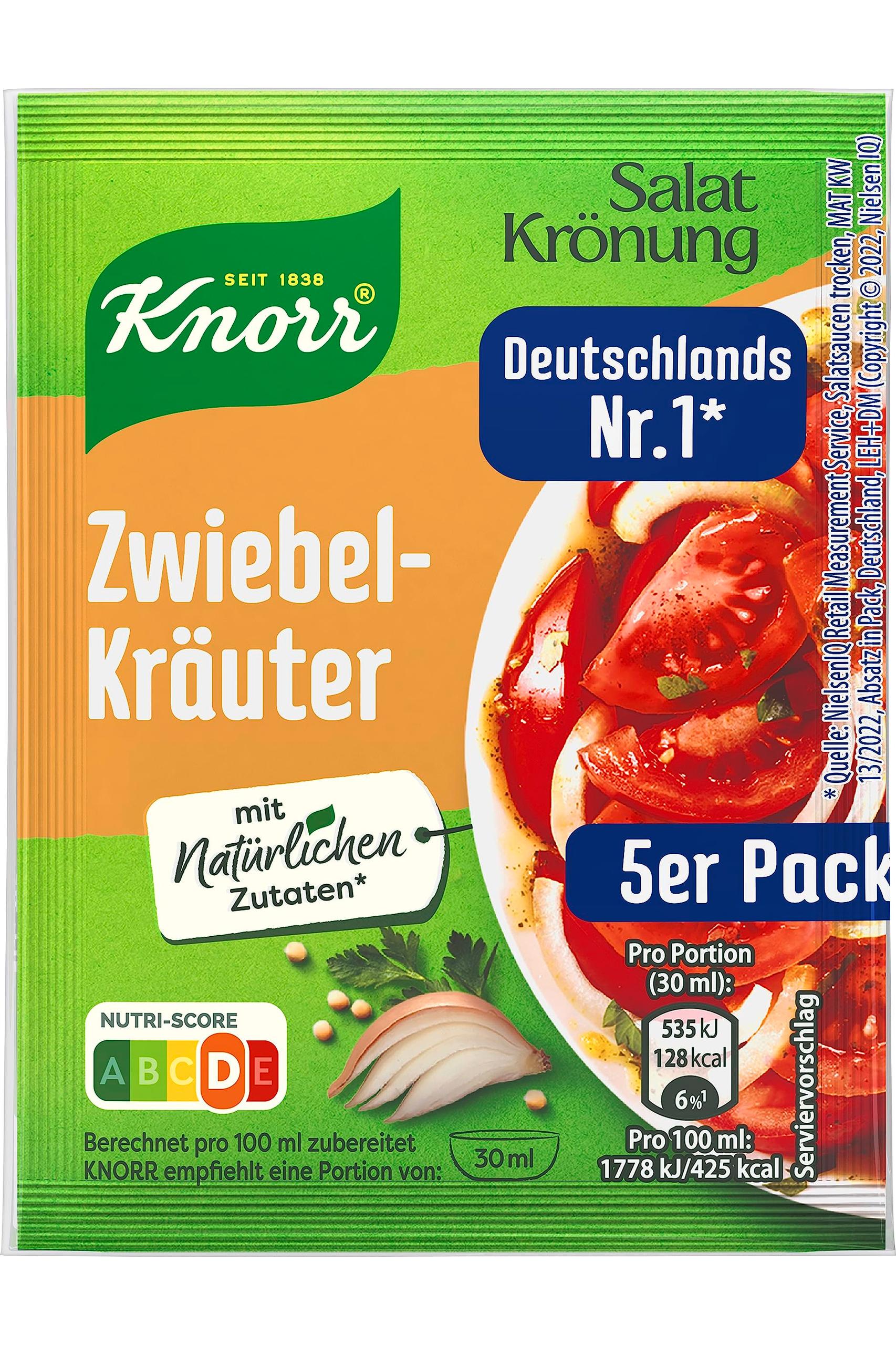 Knorr - Salad Dressing - Zwiebel-Krauter - ONION HERB - 5 PACK