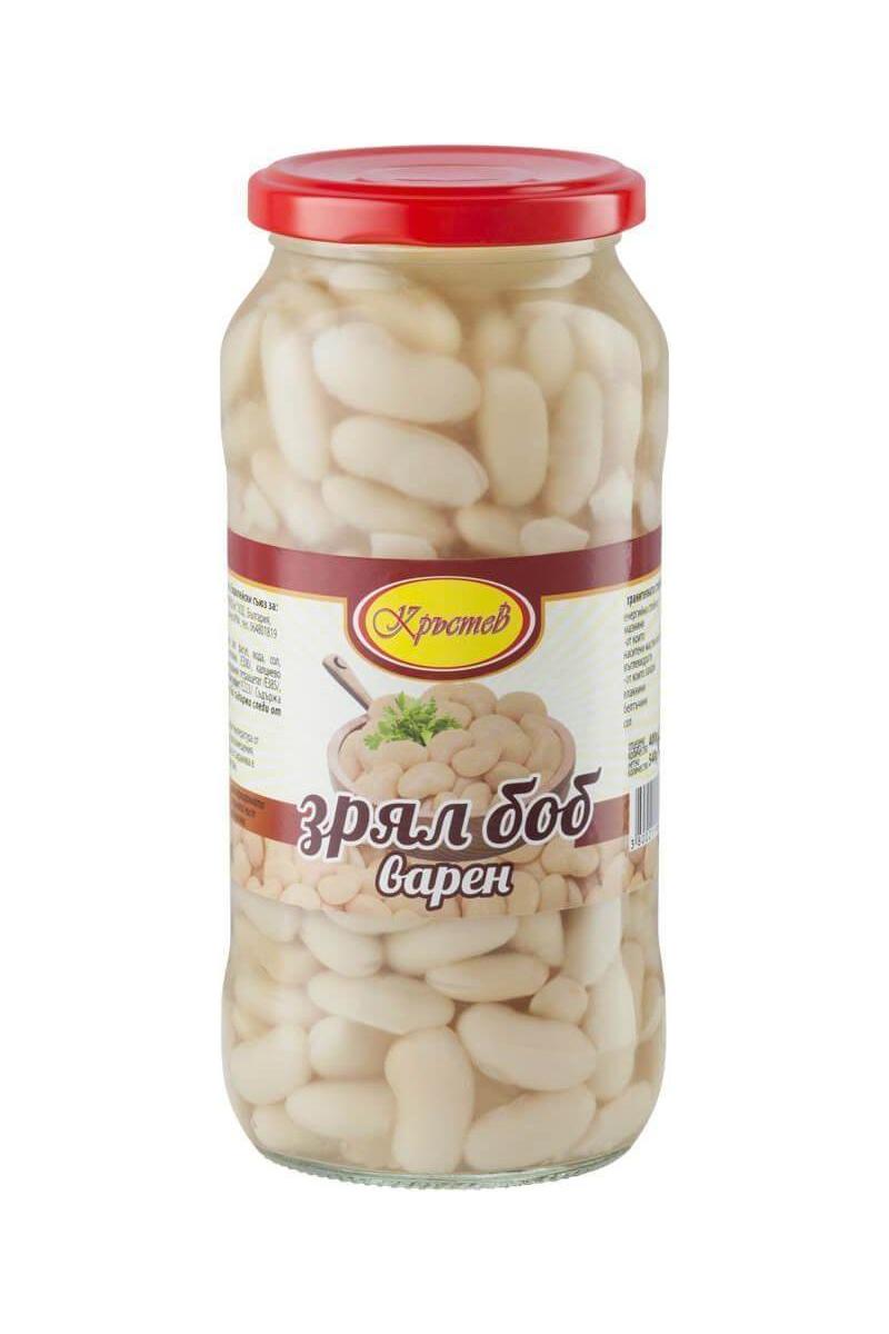 Mature White Beans in Jar - KRASTEV - 540g