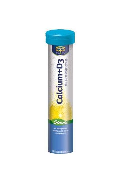 KRUEGER - Day by Day - Effervescent Tablets - CALCIUM + D3 - Stevia