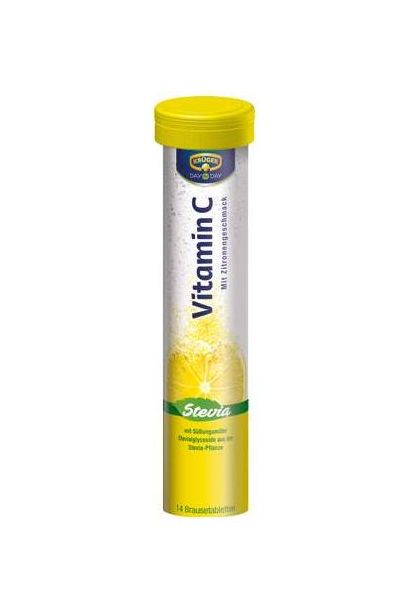 KRUEGER - Day by Day - Effervescent Tablets - VITAMIN C - Stevia