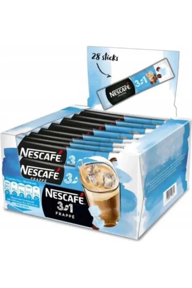 Nescafe Instant 3 in 1 Coffee - FRAPPE - Box of 28