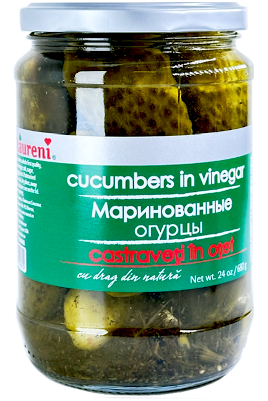 Cucumbers in Vinegar - RAURENI - Castraveti in Otet 680g