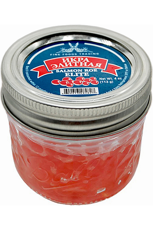 Elite SALMON Roe Caviar - 4oz