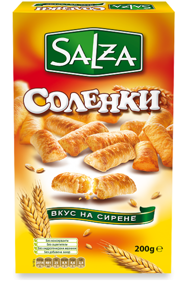 SALZA SOLENKI - Cheese Flavored Savory Crackers - 200g