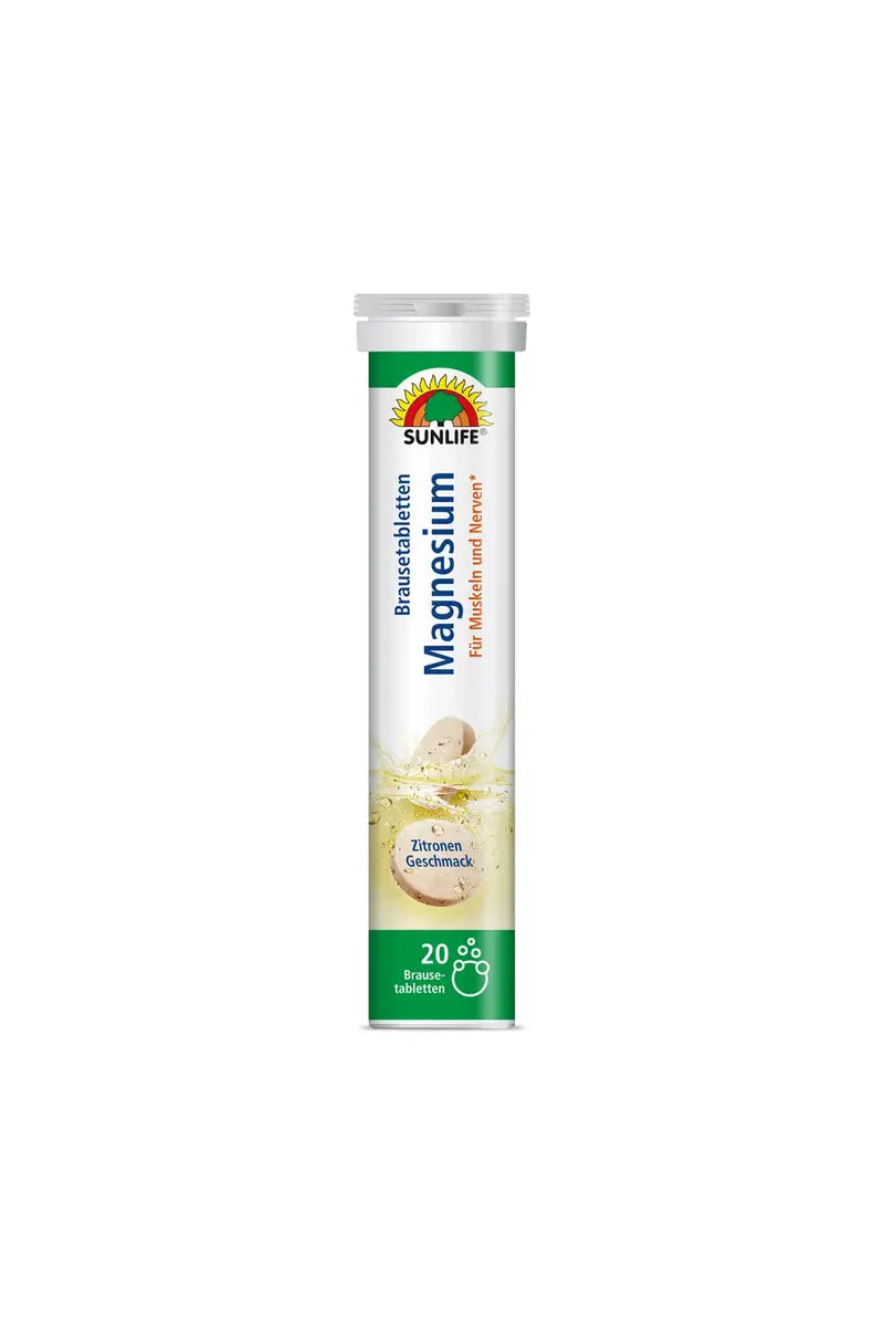 SUNLIFE - Effervescent Tablets - MAGNESIUM - Lemon Flavor