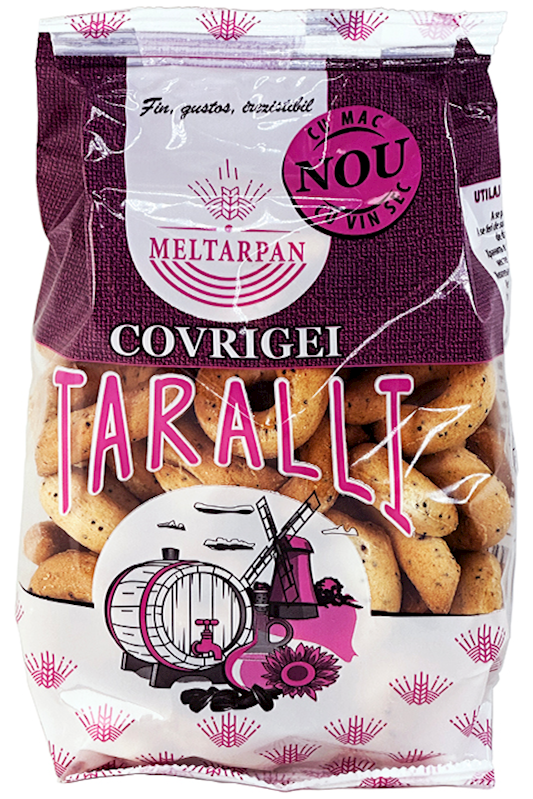 Salted Crackers - Covrigei TARALLI - with Poppy Seeds - 200g - Best by 4.14.2025
