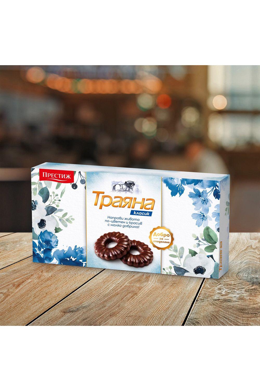 Prestige - TRAYANA - Classic Chocolate Coated Cookies - 160g