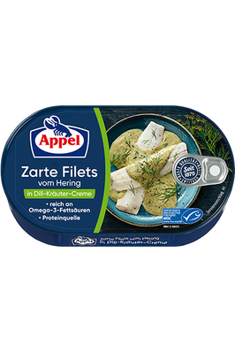 Appel - HERRING FILLETS in DILL & HERBS Creme - 200g