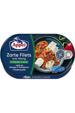 Appel - HERRING FILLETS in PAPRIKA Creme - 200g