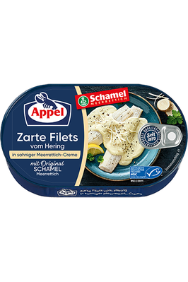 Appel - HERRING FILLETS in Creamy Horseradish Creme - 200g