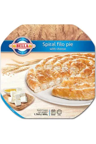 Bella Traditional Spiral Phyllo Pie with CHEESE - 800g