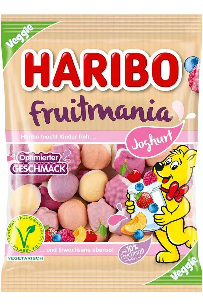 HARIBO - Fruitmania Yoghurt Vegetarian Gummies - 160g