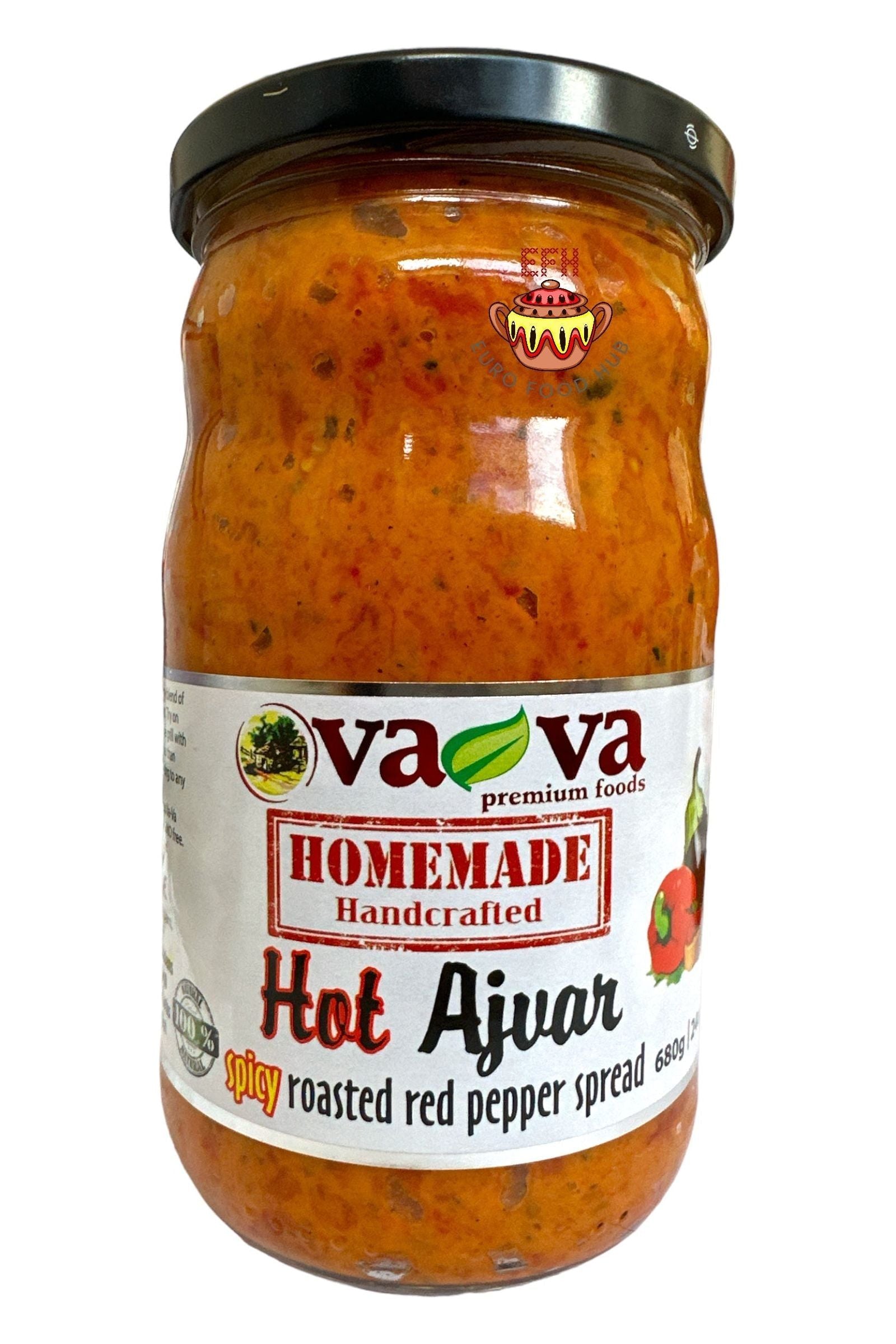 Va-Va Homemade Ajvar 680g - Hot or Mild