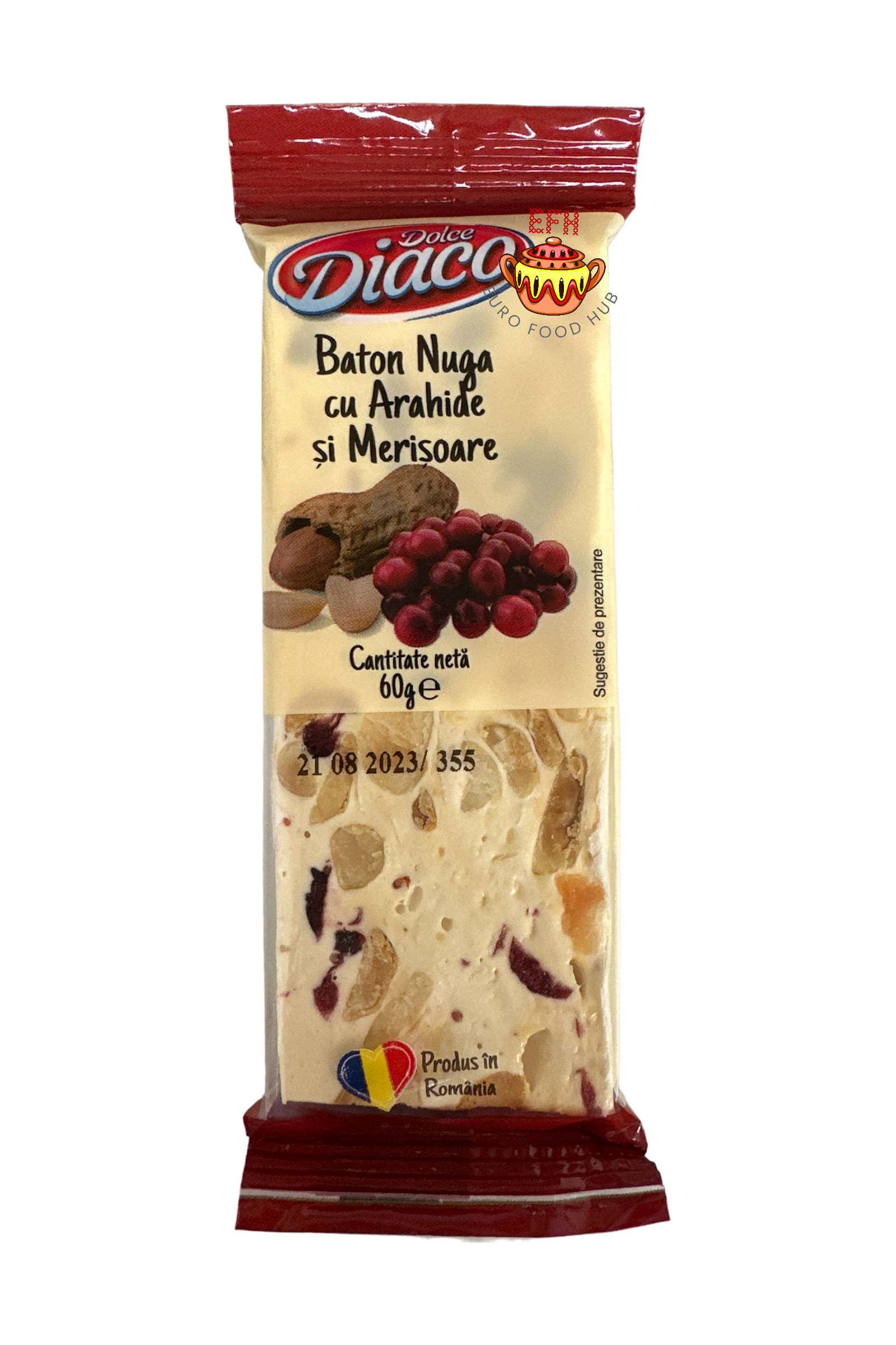 Dolce Diaco - Halva Nougat Bar with Peanuts/Cranberry Best by 9.10.25
